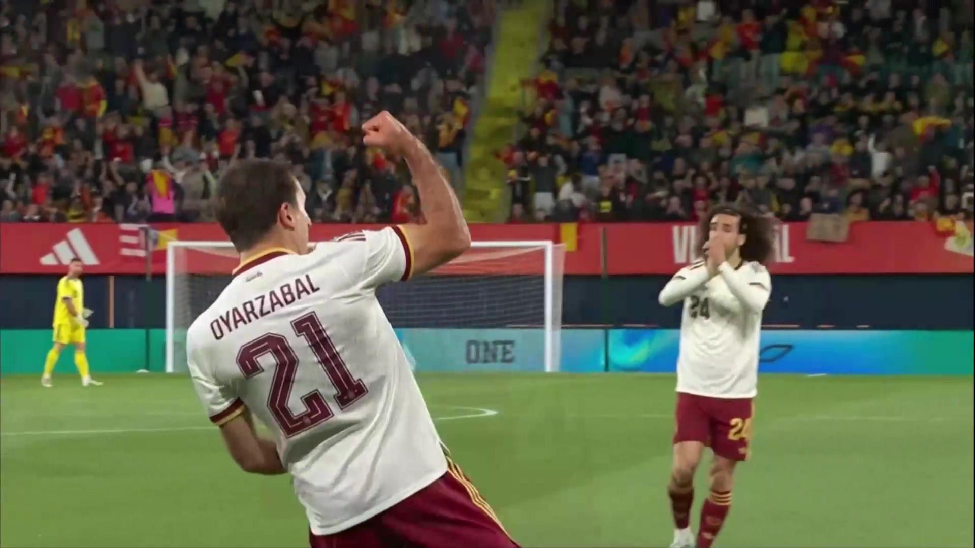 費(fèi)爾明弧頂分球助攻巴埃納精妙一漏！奧亞薩瓦爾抽射先下一城！