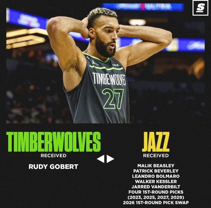 戈貝爾關(guān)鍵攻防鎖定勝局 森林狼十換一交易再成焦點(diǎn)