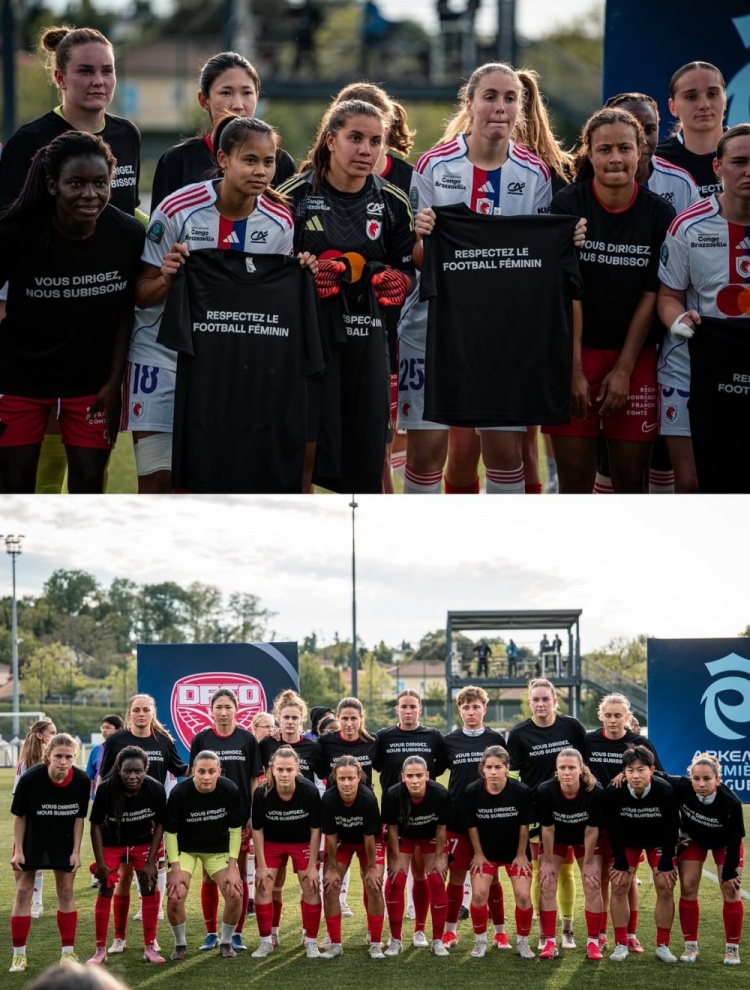 第戎女足面臨解散，全隊賽前遮擋隊徽抗議