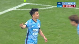 積分追平對手！大連英博1-0送重慶銅梁龍賽季首敗 羅競凌空斬制勝