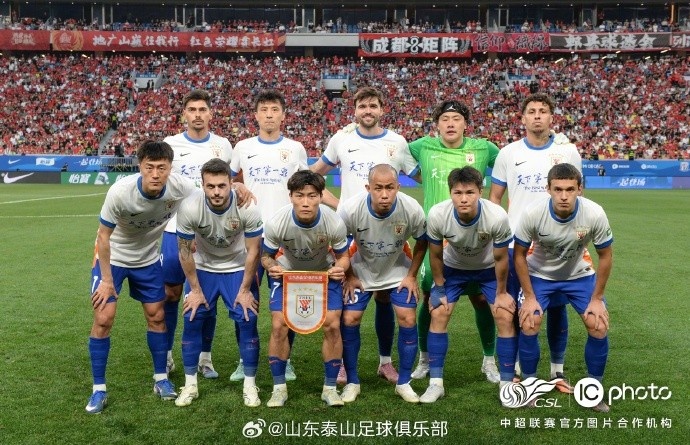 泰山客場0-1蓉城，五輪連勝終結