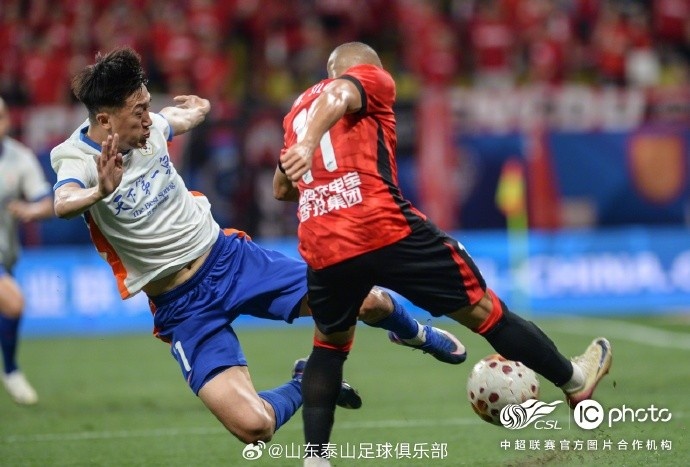 泰山客場0-1蓉城，五輪連勝終結
